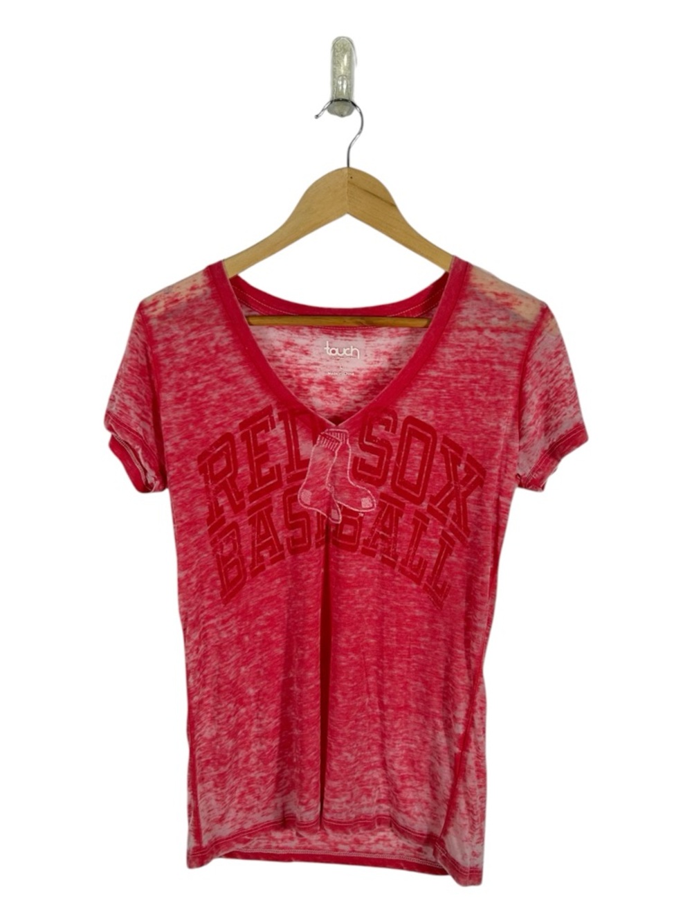 Boston Red Sox Touch Red Short Sleeve T-Shirt Size Large